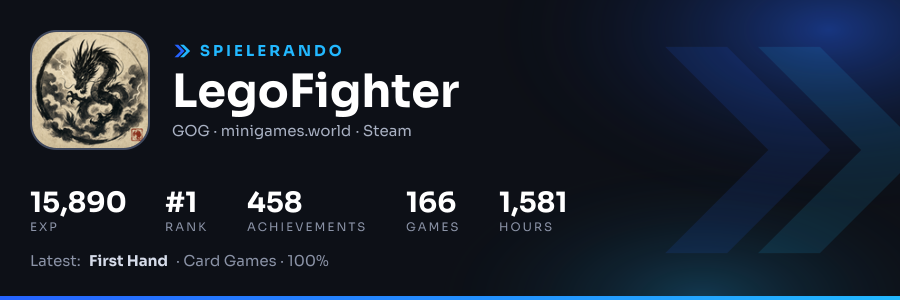 LegoFighter's Spielerando banner
